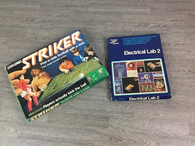 Lot 67 - A LOT OF TWO STRIKER TABLETOP GAMES BY PARKER