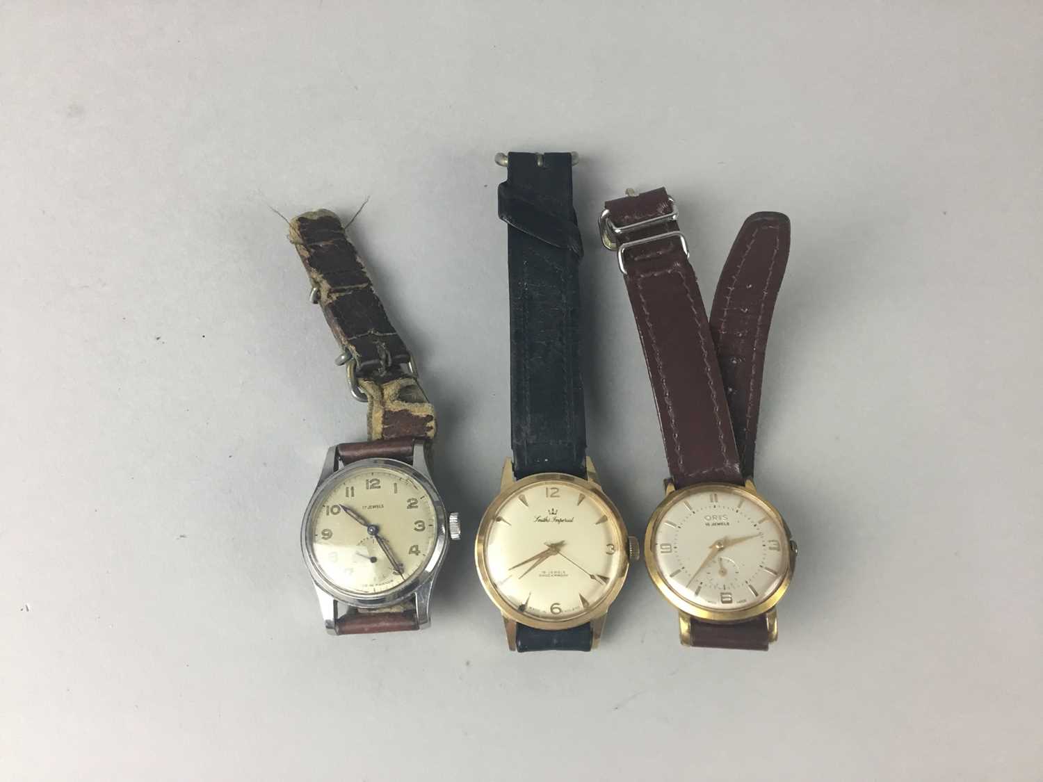 Lot 11 - A GENT'S SMITHS IMPERIAL WRIST WATCH ALONG WITH TWO OTHERS