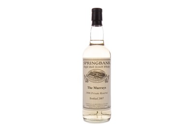 Lot 257 - SPRINGBANK 1996 'THE MURRAYS' PRIVATE RESERVE