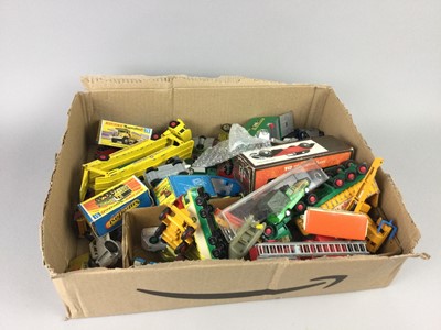 Lot 73 - A MATCHBOX SCAMMELL FREIGHT LINER AND OTHER MODEL VEHICLES