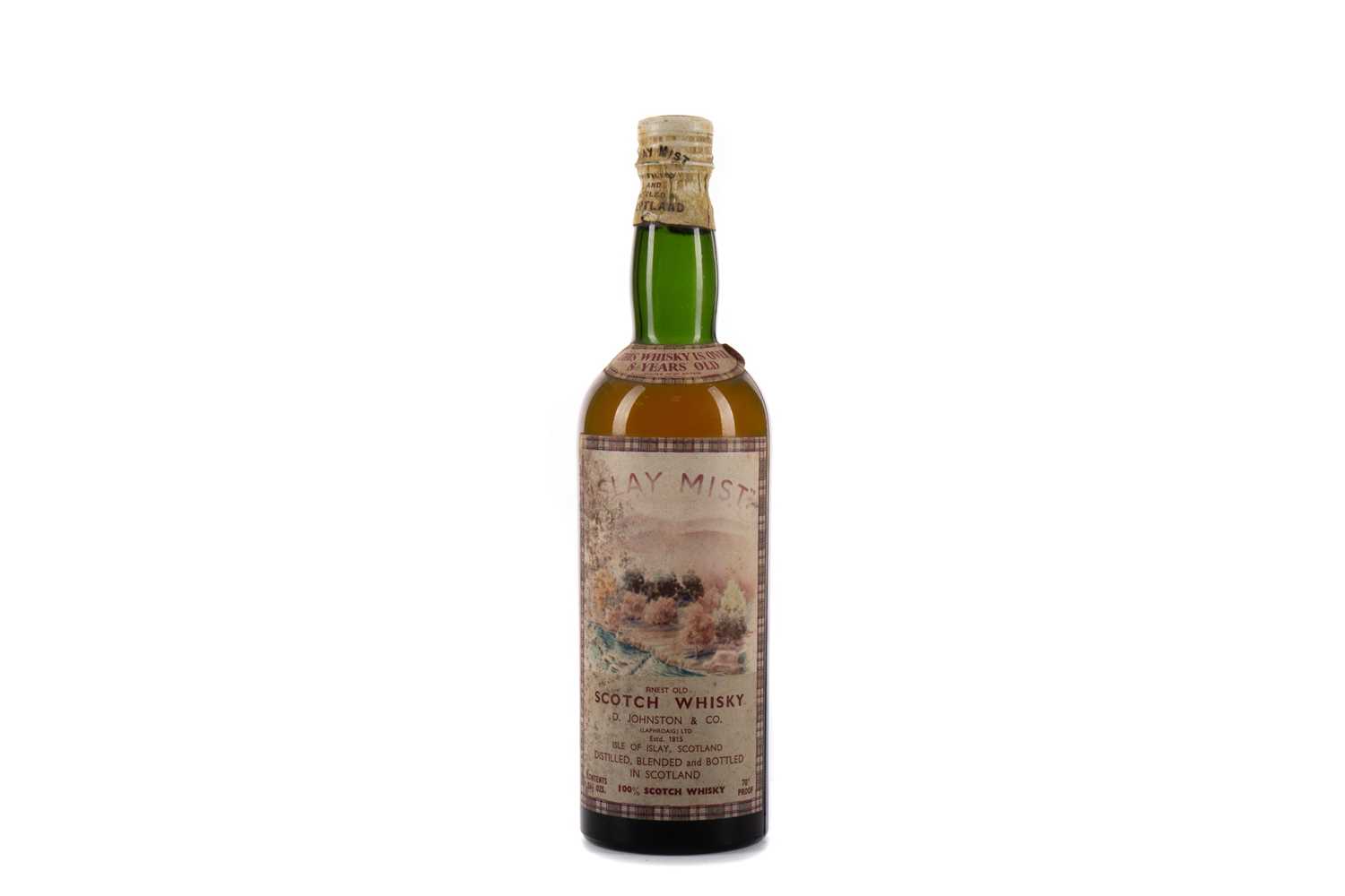 Lot 10 - A RARE 1940S/50S BOTTLE OF ISLAY MIST AGED 8 YEARS OLD