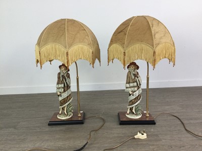 Lot 83 - A PAIR OF FLORENCE ARMANI ‘LARA’ TABLE LAMPS