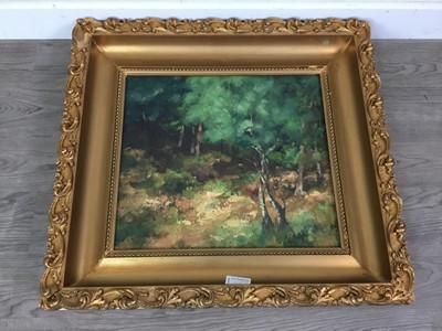 Lot 128 - A WATERCOLOUR BY F. DAVIS ALONG WITH SIX OTHER PICTURES