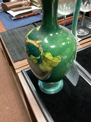Lot 777 - A PAIR OF ROYAL DOULTON VASES, ALONG WITH A EWER