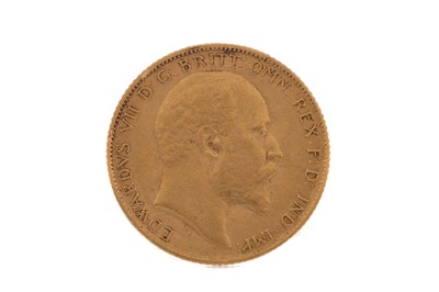 Lot 3 - AN EDWARD VII GOLD HALF SOVEREIGN DATED 1903