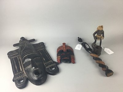 Lot 209 - A COLLECTION OF AFRICAN CARVINGS