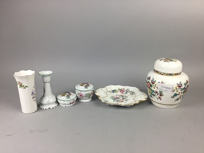 Lot 230 - A ROYAL WINTON COMPORT AND OTHER CERAMICS