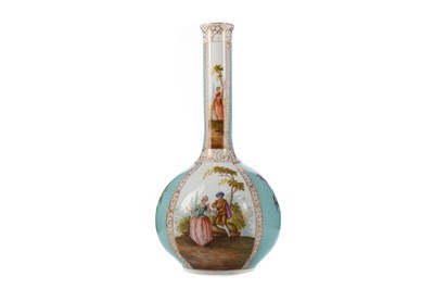 Lot 791 - A LATE 19TH CENTURY DRESDEN VASE IN THE MANNER OF HELENA WOLFSOHN