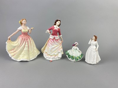 Lot 250 - A ROYAL DOULTON FIGURE OF 'HOPE' AND SEVEN OTHER FIGURES
