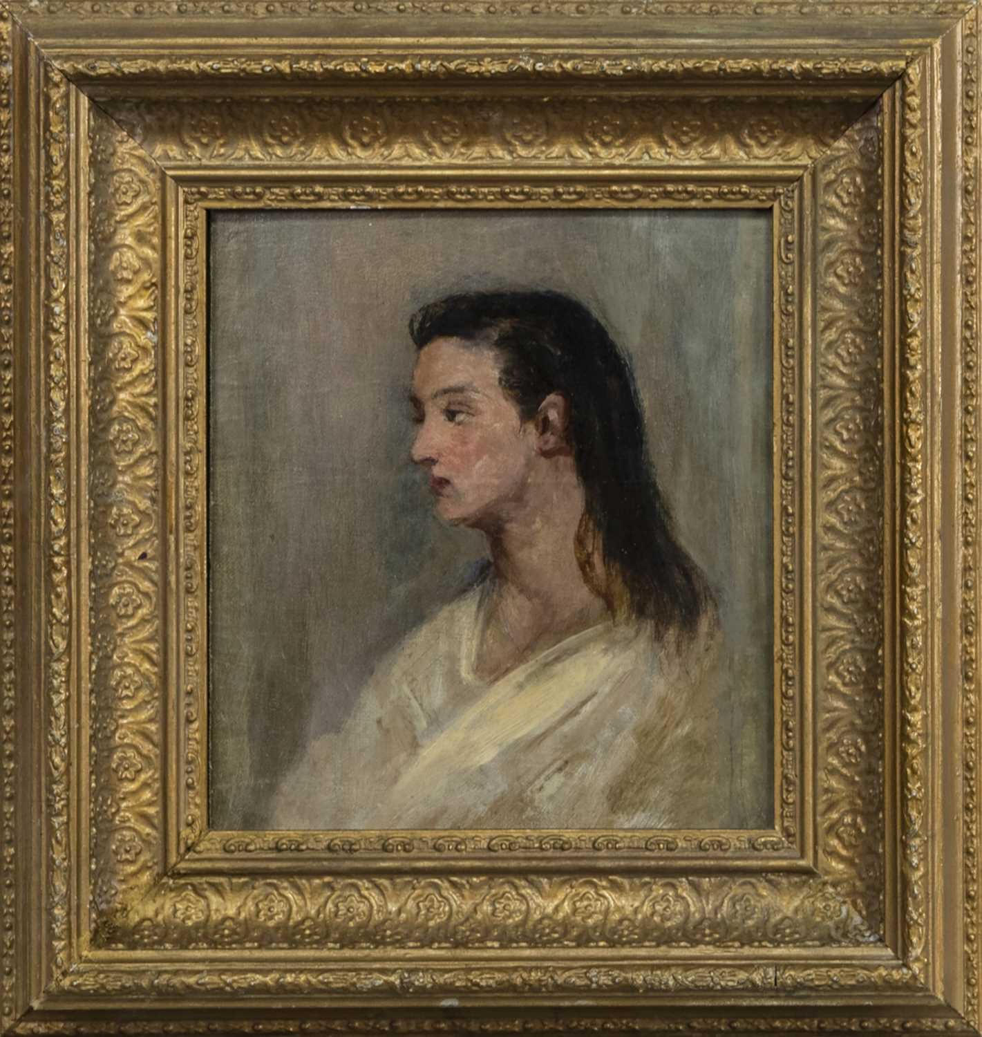 Lot 158 - PORTRAIT OF A LADY, AN OIL BY JOHN BLACK MCDONALD