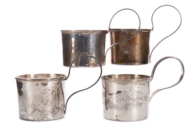 Lot 504 - A SET OF FOUR GEORGE V SILVER CUPS