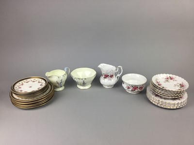 Lot 319 - A FOLEY TEA SERVICE ALONG WITH TWO OTHER SERVICES