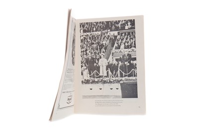 Lot 1498 - AN ENGLAND VS. WEST GERMANY WORLD CUP FINAL PROGRAMME 1966