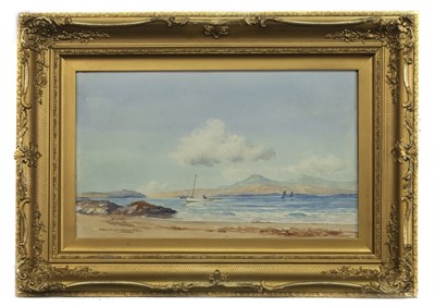 Lot 335 - ON THE SOUND OF JURA, A WATERCOLOUR BY PETER MACGREGOR WILSON