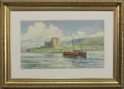 Lot 336 - DUART CASTLE, MULL (BEFORE THE 1910 RENOVATION), A WATERCOLOUR BY PETER MACGREGOR WILSON