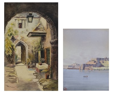 Lot 193 - TWO SMALL UNFRAMED PICTURES