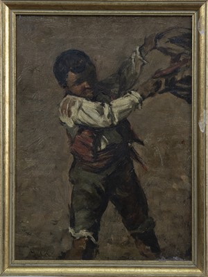 Lot 197 - YOUNG BOY, AN OIL
