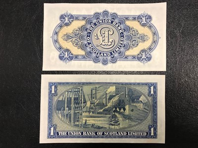Lot 4 - THREE UNION BANK OF SCOTLAND BANKNOTES