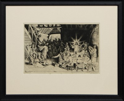 Lot 242 - CHRIST, AN ETCHING BY WILLIAM STRANG