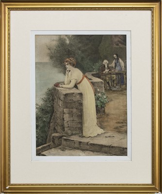 Lot 221 - UNWELCOME NEWS, A HAND-ENHANCED PRINT BY WILLIAM JOHN HENNESSY