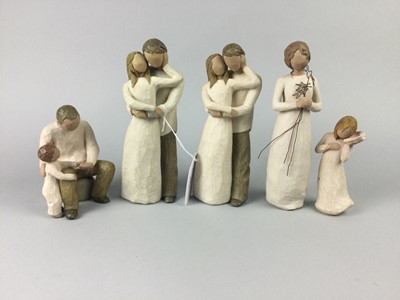 Lot 393 - A LOT OF WILLOW TREE FIGURES