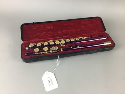 Lot 400 - A FLUTE IN FITTED CASE