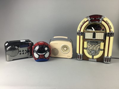 Lot 405 - A SOUTHERN COMFORT RADIO AND OTHER VARIOUS RADIOS