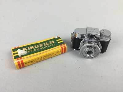 Lot 423 - A MYCRO CAMERA AND TWO FILM ROLLS