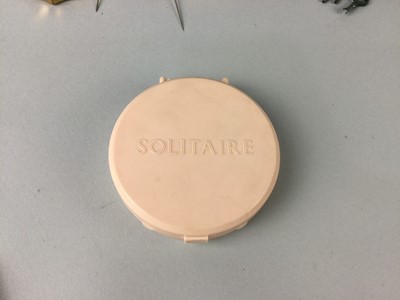 Lot 436 - A COCO CHANEL SAMPLE PERFUME BOTTLE AND OTHER ITEMS