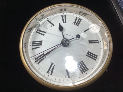 Lot 587 - AN EARLY 20TH CENTURY GENERAL POST OFFICE DRUM DESK CLOCK