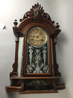 Lot 445 - A 19TH CENTURY ANSONIA CLOCK CO. MANTEL CLOCK