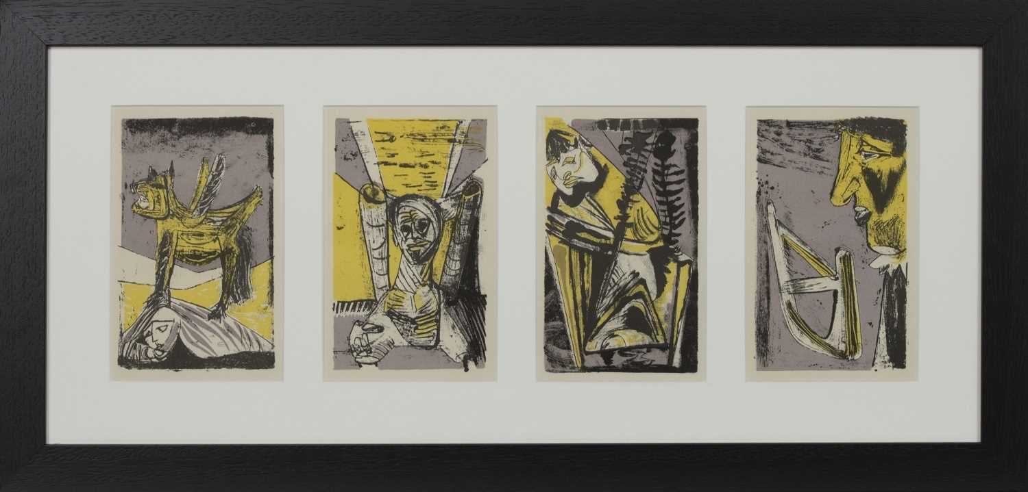 Lot 24 - ORIGINAL LITHOGRAPHS FROM 'POEMS OF SLEEP AND DREAMS' BY ROBERT COLQUHOUN