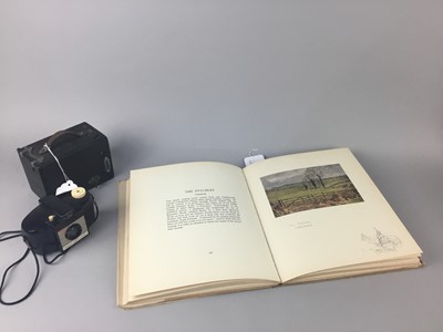 Lot 501 - MY HUNTING SKETCH BOOK, ONE VOLUME,  TWO CAMERAS AND A MEDICAL INSTRUMENT