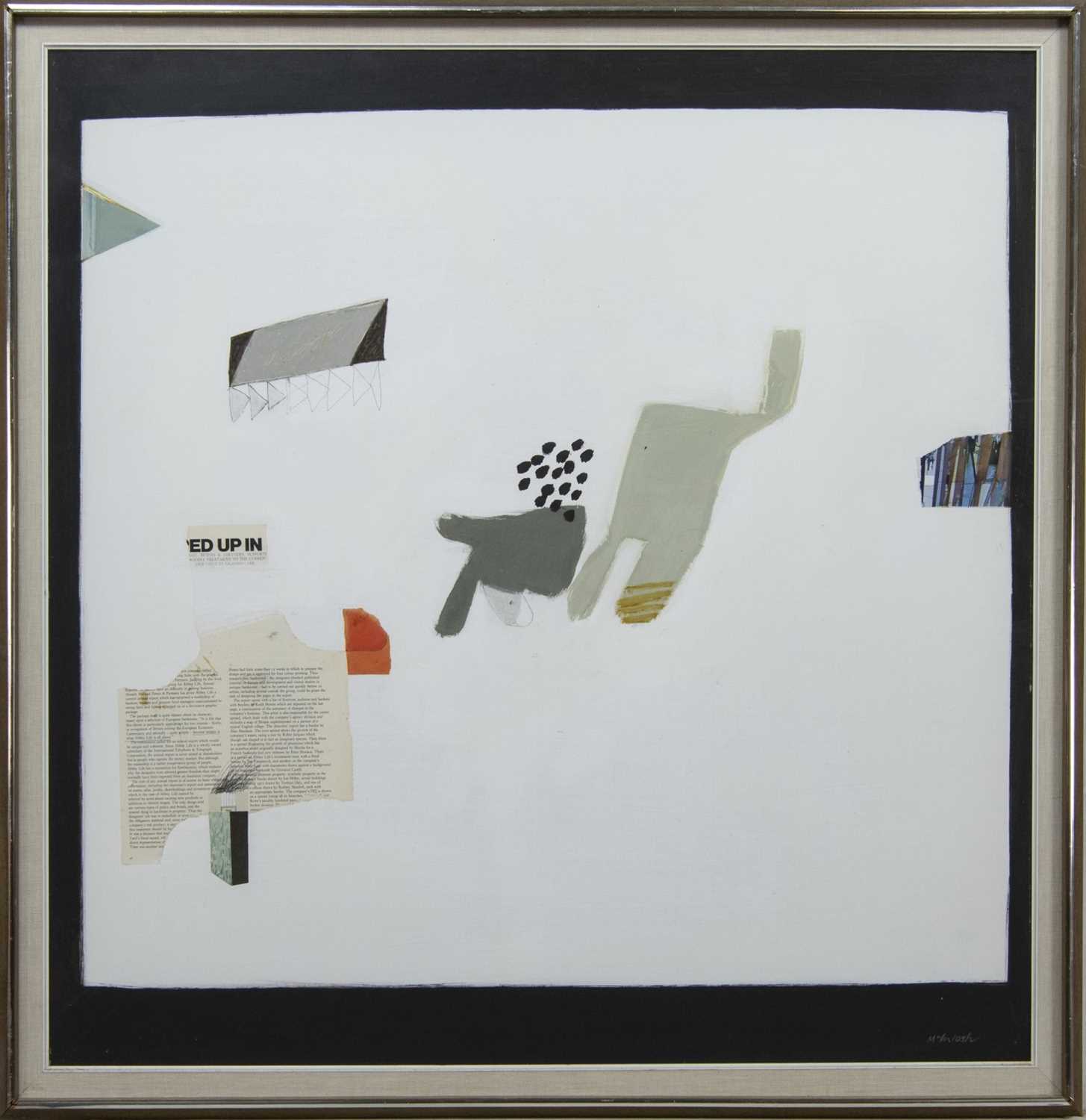 Lot 59 - AN UNTITLED MIXED MEDIA BY ARCHIE DUNBAR MCINTOSH