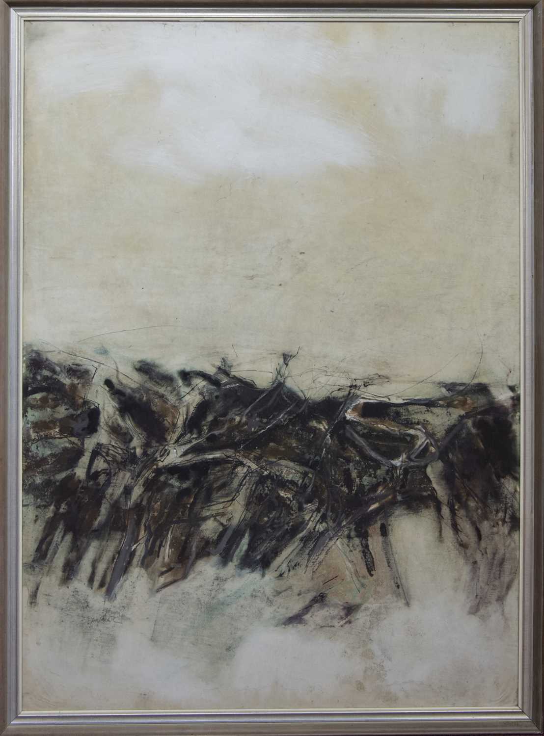 Lot 67 - A LARGE UNTITLED MIXED MEDIA BY GEORGE DEVLIN