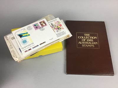 Lot 122 - A COLLECTION OF STAMPS AND FIRST DAY COVERS