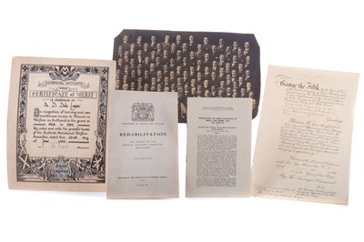 Lot 9 - A SMALL ARCHIVE RELATING TO DR. DAVID DALE LOGAN