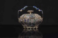Lot 888 - EARLY 20TH CENTURY CHINESE SILVER FILIGREE AND...