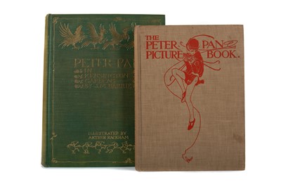 Lot 1109 - PETER PAN IN KENSINGTON GARDENS, BARRIE (J.M) ALONG WIITH THE PETER PAN PICTURE BOOK