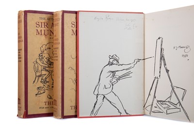 Lot 1112 - THE AUTOBIOGRAPHY OF SIR ALFRED MUNNINGS IN THREE VOLUMES