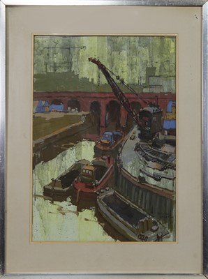 Lot 100 - LEEDS, A MIXED MEDIA BY WILLIAM SELBY