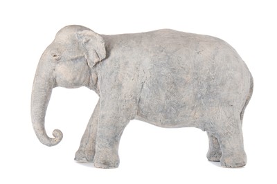 Lot 91 - ELEPHANT, A STONEWARE SCULPTURE BY ZOE WHITESIDE