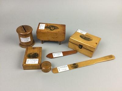 Lot 126 - A LOT OF MAUCHLINE WARE
