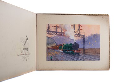 Lot 317 - SOUVENIR OF A JOURNEY FROM GLASGOW TO BARROW-IN-FURNESS, AN ALBUM BY WILLIAM JOHN PATTON MCDOWELL
