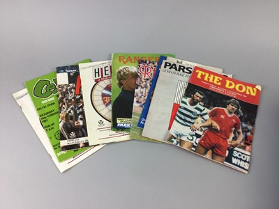 Lot 99 - A COLLECTION OF 1980S SCOTTISH CLUB FOOTBALL PROGRAMMES