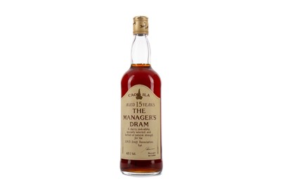 Lot 59 - CAOL ILA MANAGERS DRAM AGED 15 YEARS