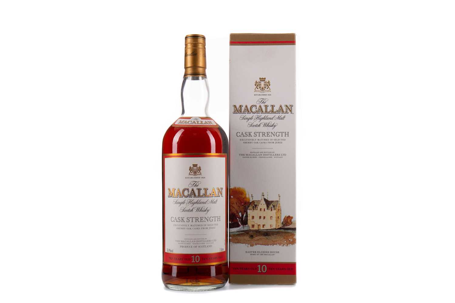 Lot 67 - MACALLAN 10 YEARS OLD CASK STRENGTH - ONE LITRE