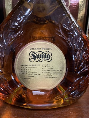Lot 78 - JOHNNIE WALKER SWING AND PINCH AGED 12 YEARS
