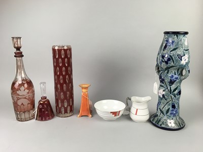 Lot 114 - A COLLECTION OF CZECHOSLOVAKIAN CERAMICS AND GLASS