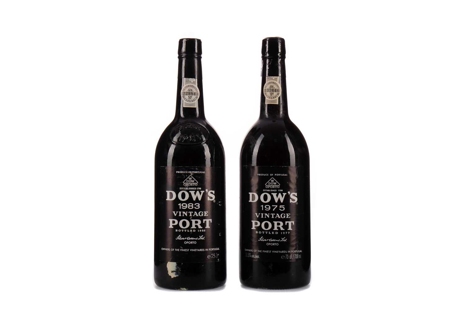 Lot 94 - DOW'S 1975 AND 1983 VINTAGE PORT